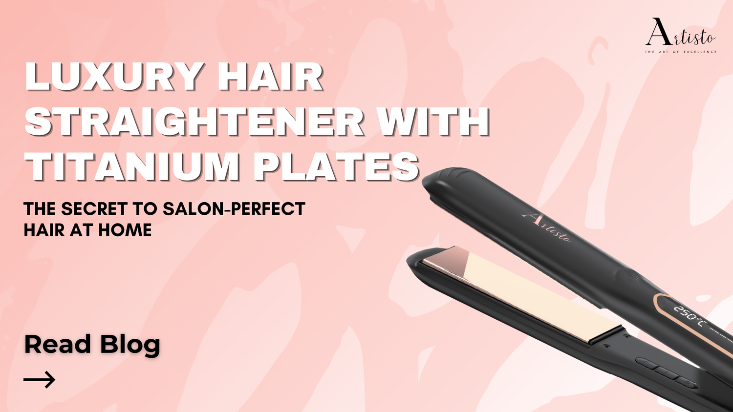 Luxury Hair Straightener with Titanium Plates: The Secret to Salon-Perfect Hair at Home